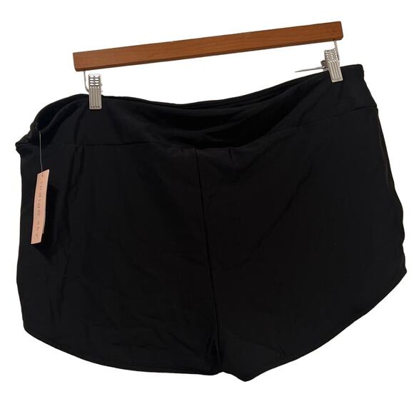 Academy Indigo Sky Plus Banded High Waist Boyshort Swim Bottoms NWT Size 2X - Picture 2 of 5